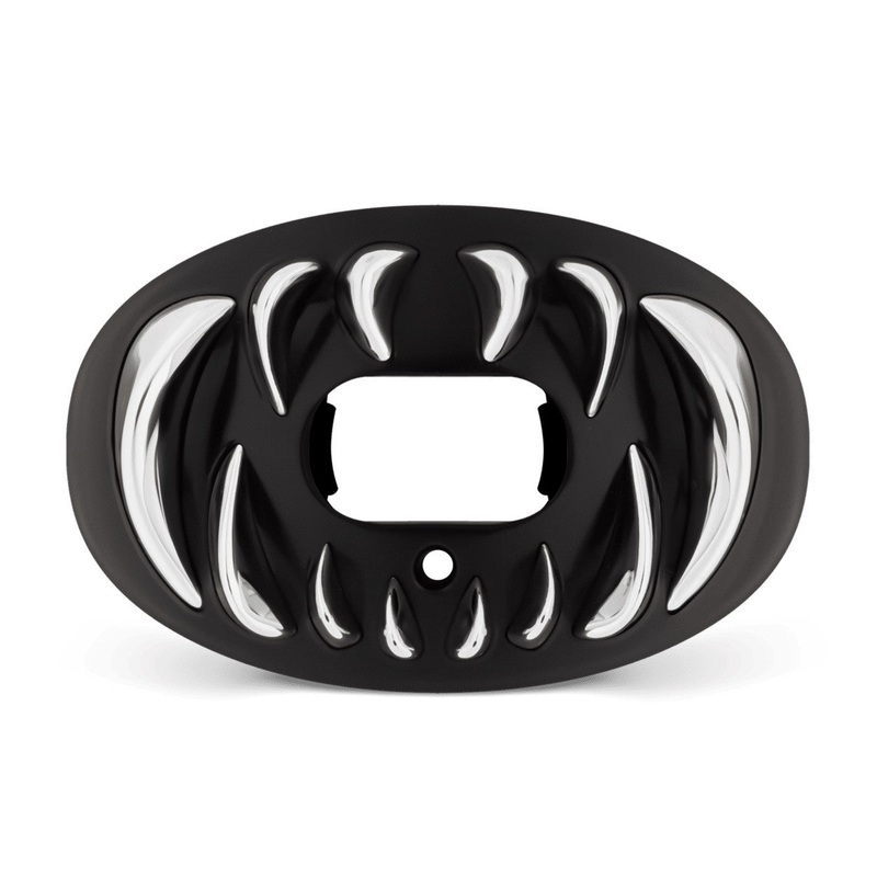 “3D Predator” Oxygen Football Mouthguard Black / Gold