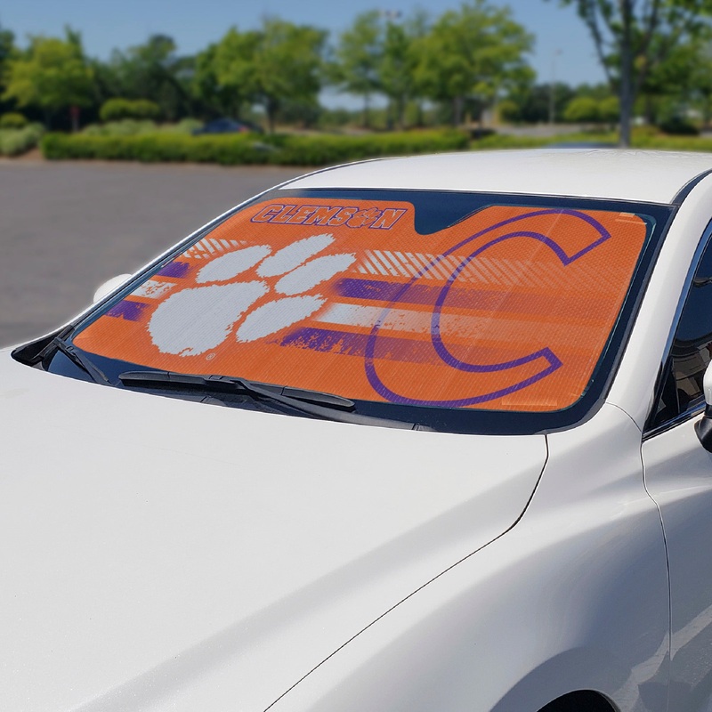 Fanmats Clemson Tigers Windshield Sun Shade