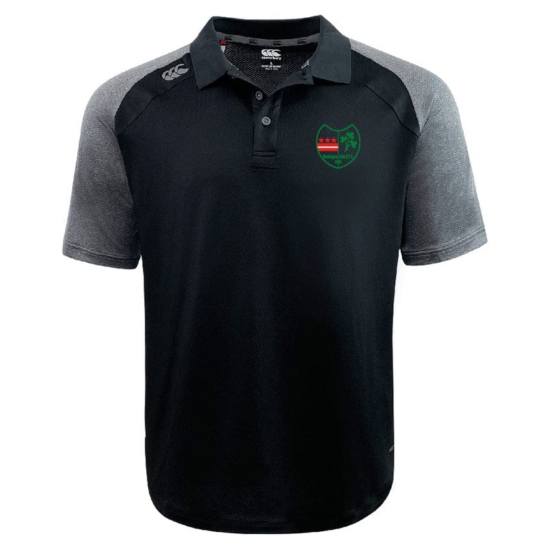 Washington Irish Rugby Elite Polo by Canterbury XS Black