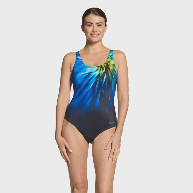Zoggs Womens Adjustable Scoopback One Piece – Octane 12