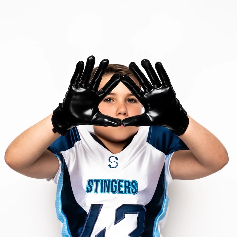ALLSZN Youth Flag/Football Gloves Ice Melt Youth Large