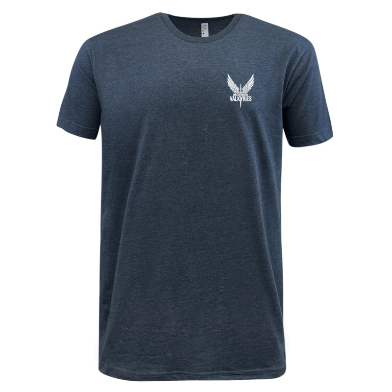 Brunswick Valkyries Fine Jersey Tee S Heather Navy