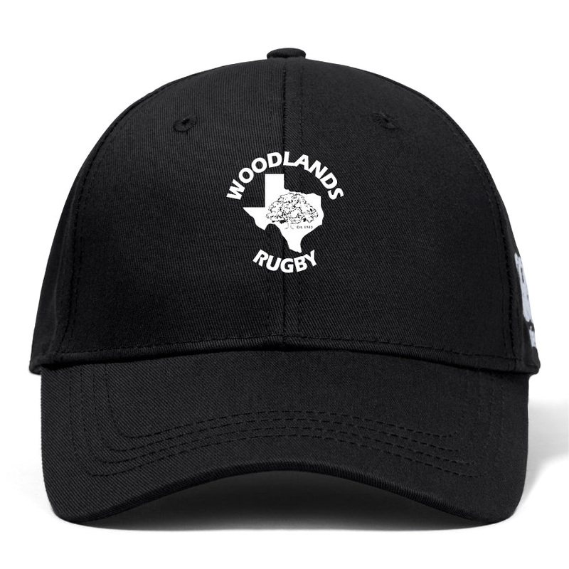 Woodlands Rugby Flexfit Drill Cap by Canterbury OS Black