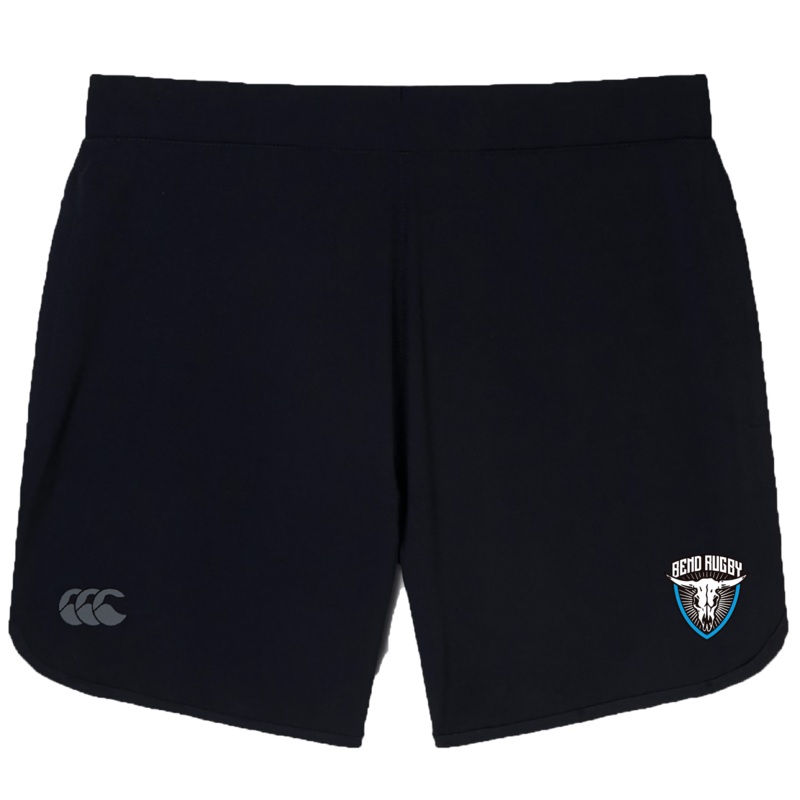 Bend Rugby Elite Woven Short by Canterbury XS Black