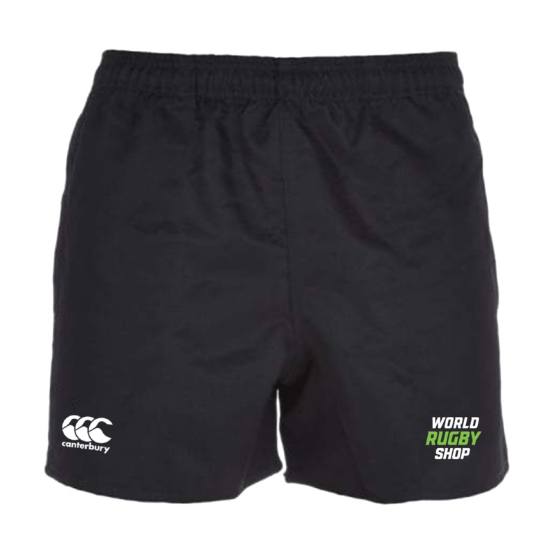 World Rugby Shop Player’s Drill Short by Canterbury 6 Black
