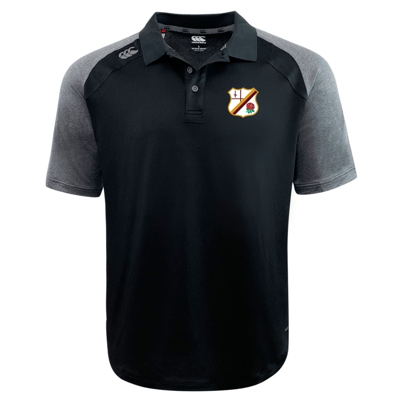 Williams College RFC Elite Polo by Canterbury XS Black
