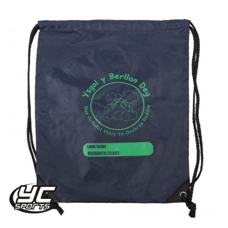 Ysgol Y Berllan Deg Gymsack O/S NAVY
