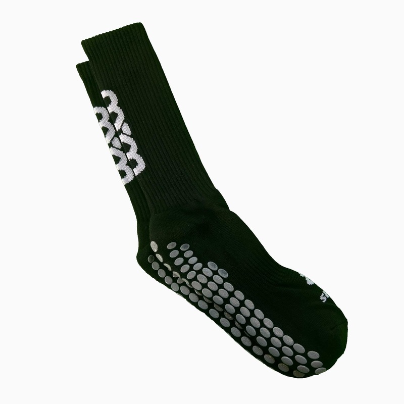 8×8 Gripper Rugby Socks – Black 6-9