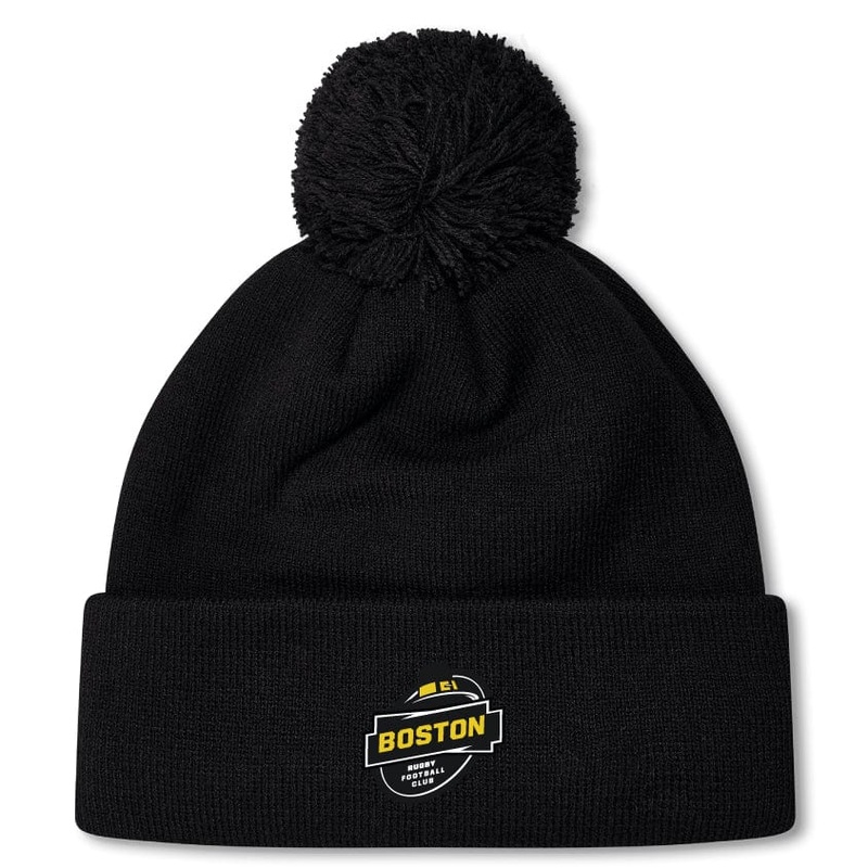 Boston RFC Pom Pom Beanie by Canterbury OS Black