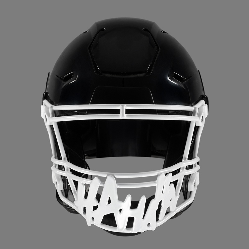 Ha Ha Ha Football Facemask for Riddell SpeedFlex White