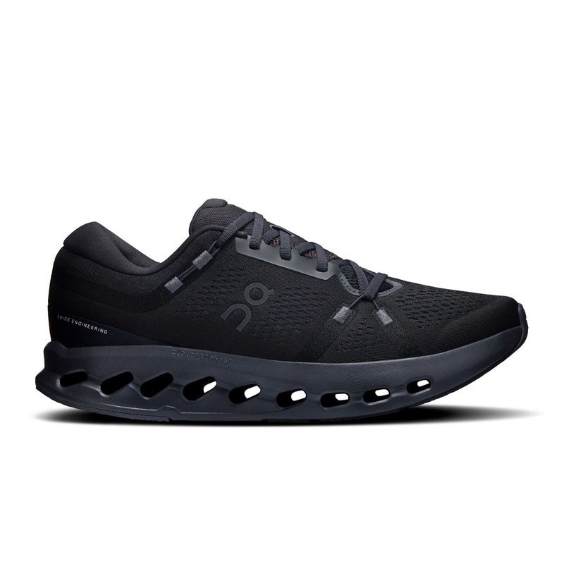 On Mens Cloudsurfer 2 Running Shoes 11 (46) Black
