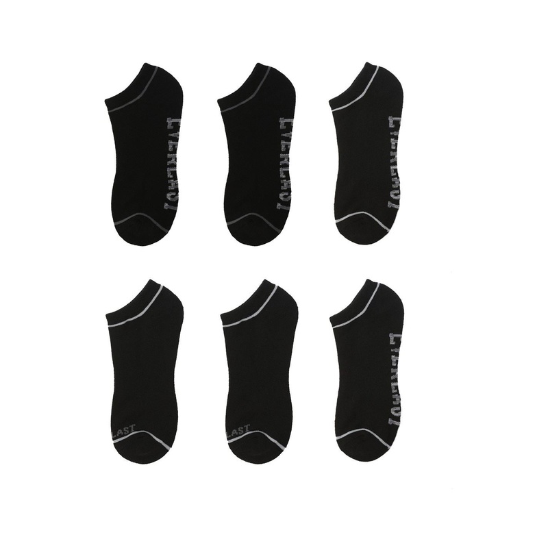 Everlast Mens 6 Pack Trainers Socks Mens 6-12 Black Hung