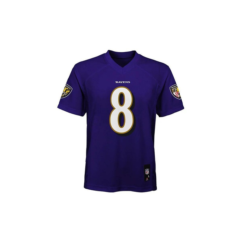 Youth Lamar Jackson #8 Baltimore Ravens Game Jersey Small(8)