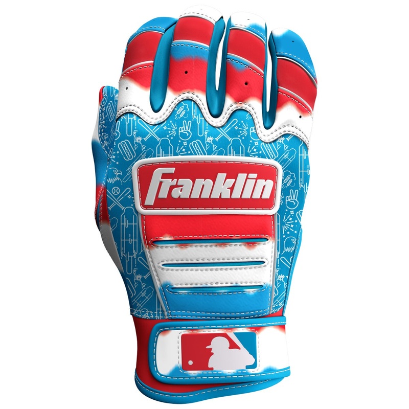 Franklin 2025 July 4th Youth Baseball Batting Gloves YL