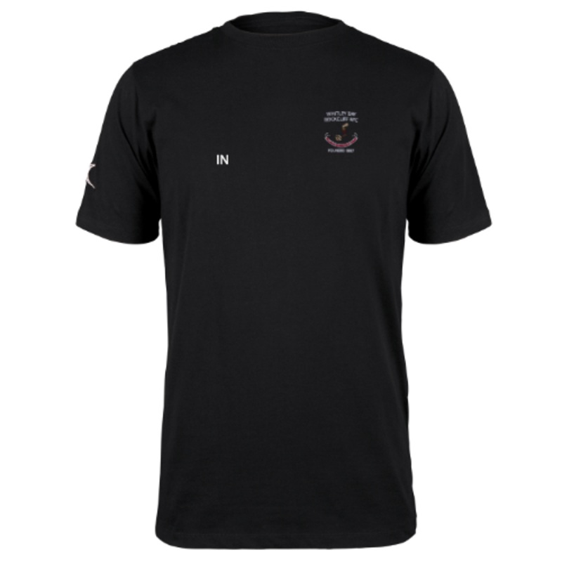 Whitley Bay Rockcliff RFC Seniors Black Quest Tee XS