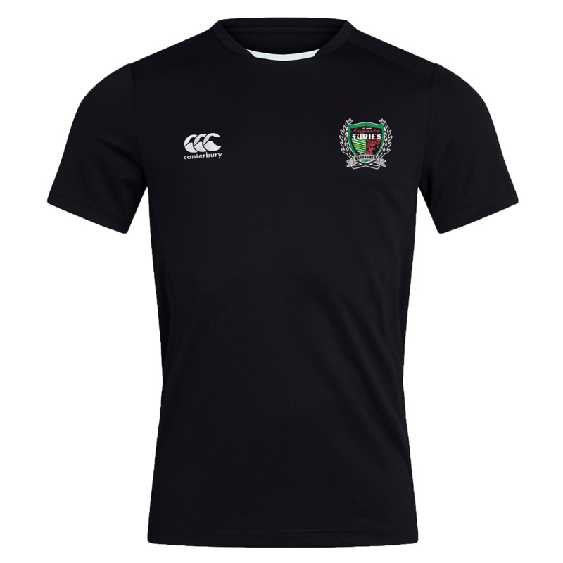 Augusta Furies Club Dry Tee by Canterbury Y4 Black
