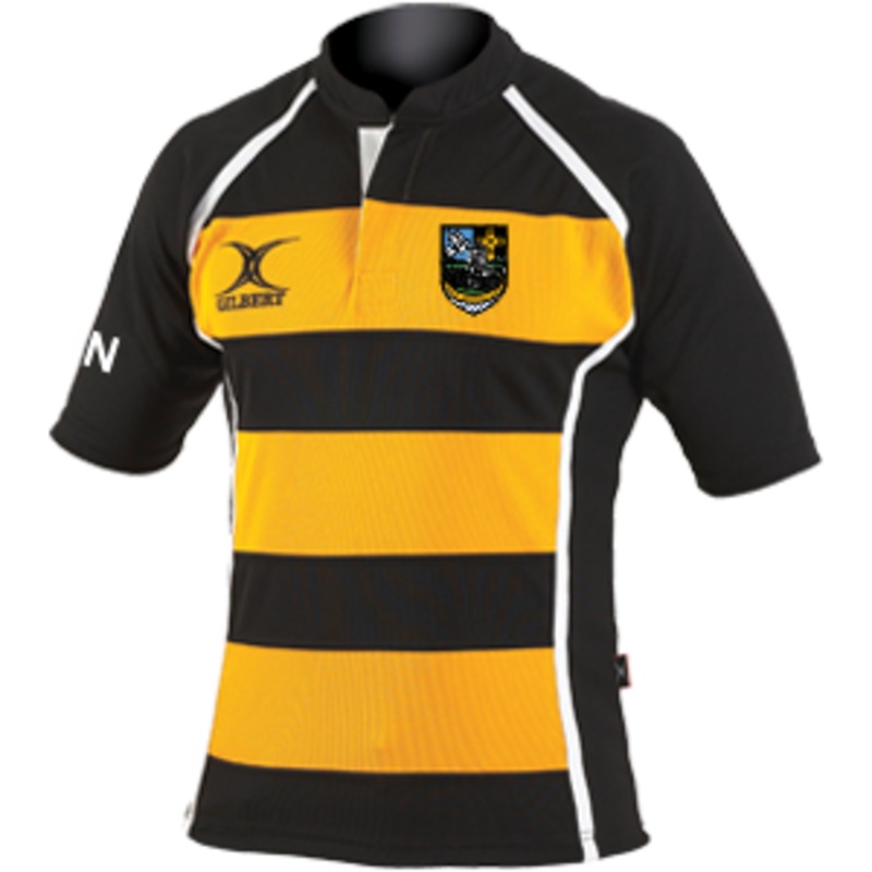 Ysgol Penrhyn Dewi Adult’s Black / Amber Shirt 2XS