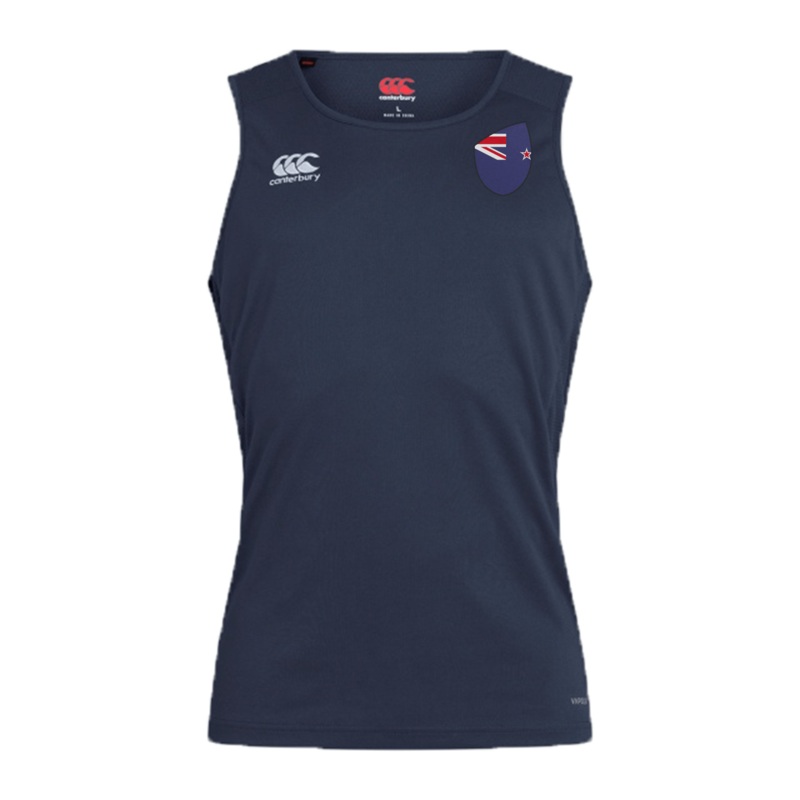 New Zealand Shield Club Dry Singlet S Navy