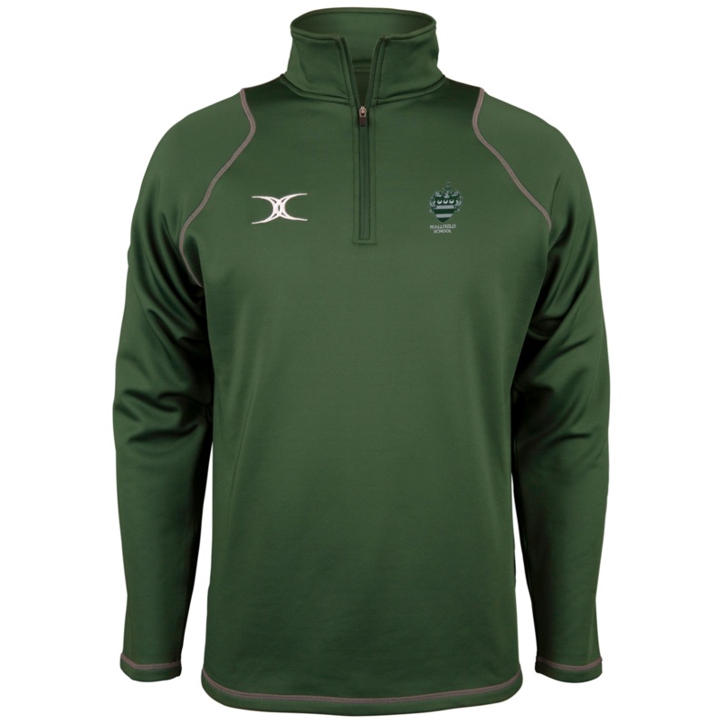 STAFF – Hallfield School Senior’s Green Quest Mens 1/4 Zip Fleece Extra Small