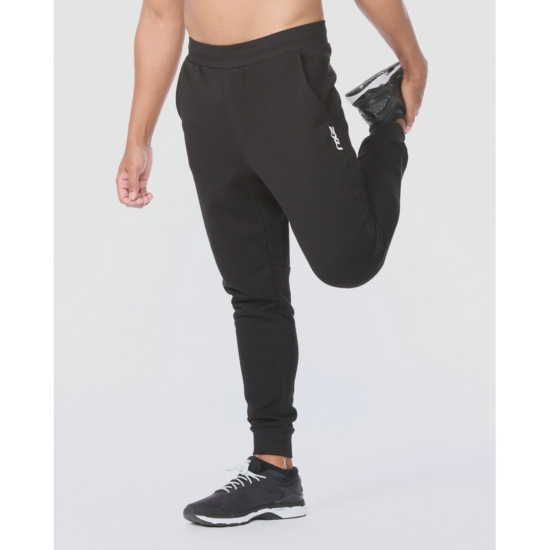2XU Mens Aspire Trackpant- Black/White Small