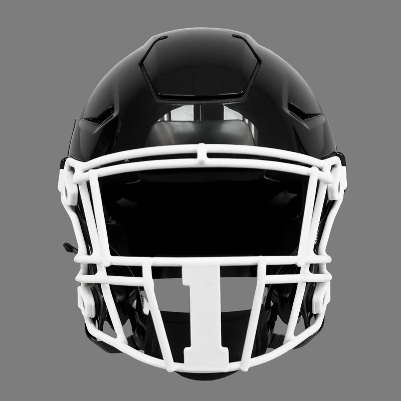 1 Jersey Font Football Facemask for Riddell SpeedFlex White