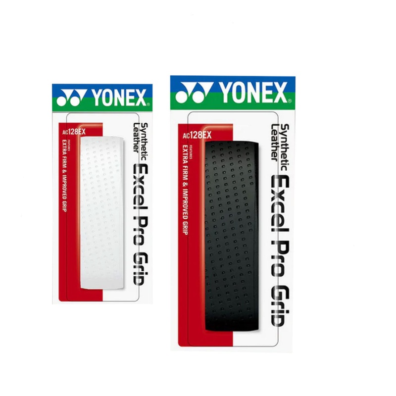 Yonex AC128EX Excel Pro Leather Grip (Single) Black Single