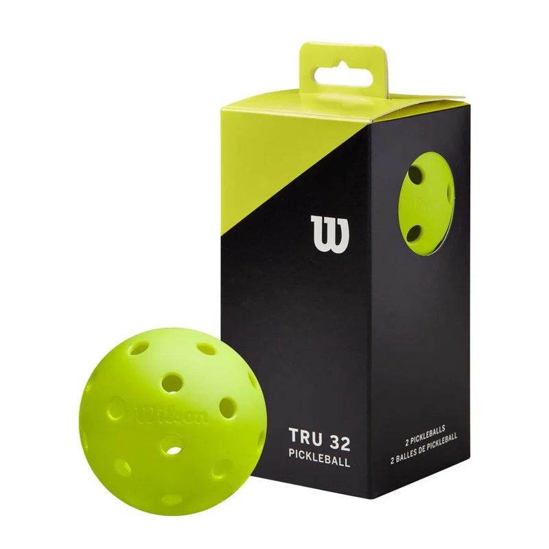 Wilson TRU 32 Pickleball Ball – 3 Pack Yellow One Size