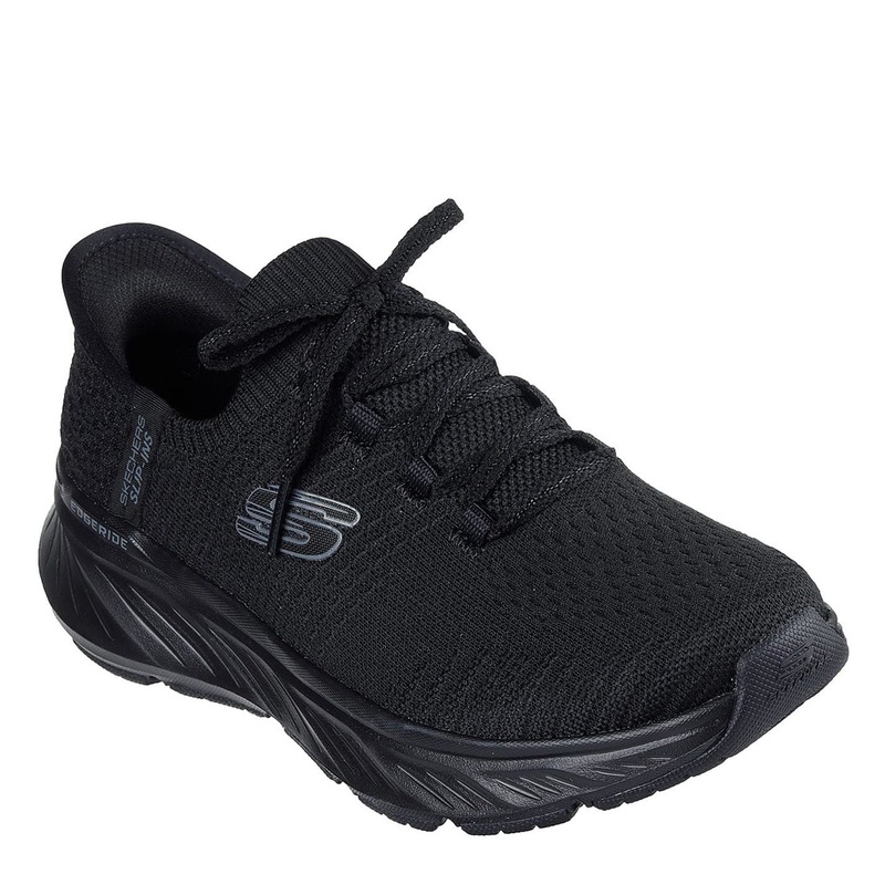 Skechers Womens Edgeride Runners 5 (38) Blk Knit/Tr