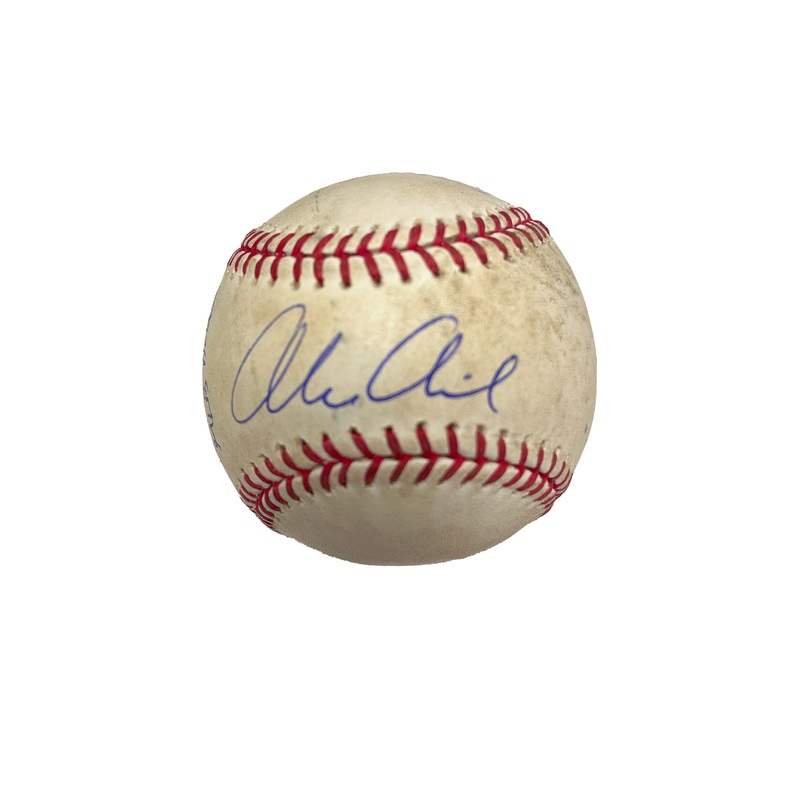 Alex Avila Autographed Game Used MLB Debut Baseball – Player’s Closet Project