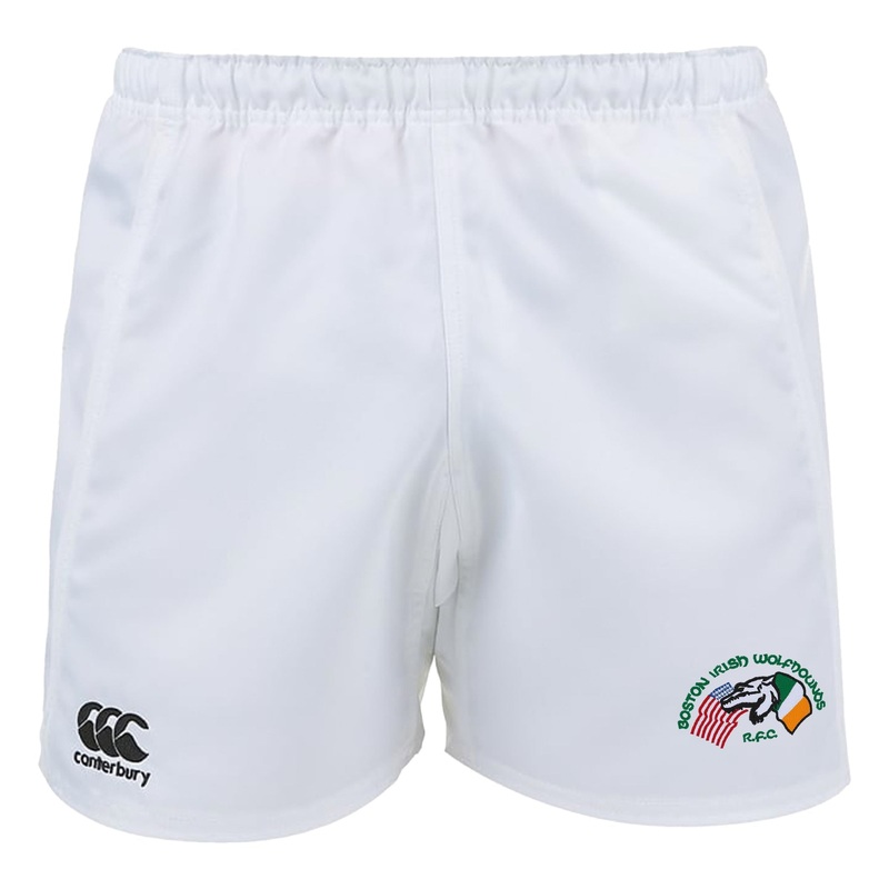 Boston Irish Wolfhounds YRFC CCC Advantage Rugby Short White X-Small
