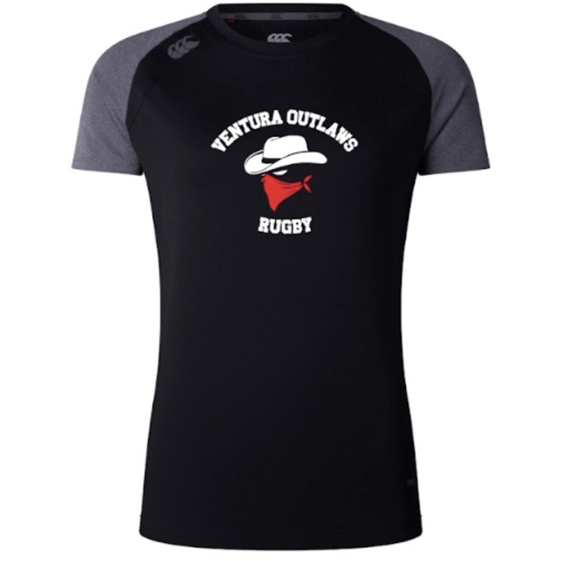 Ventura Outlaws Rugby Women’s Elite Training Tee by Canterbury 8 Black