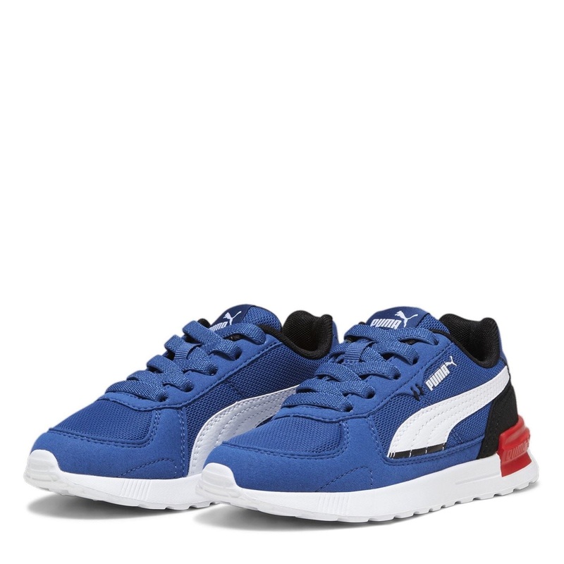 Puma Graviton Ac Ps Low Top Trainers Boys 1 (33) Blu/Blk/Wht