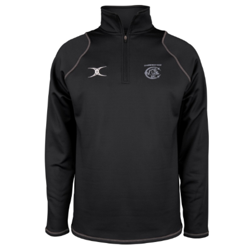 Cumbernauld RFC Men’s Black Quest 1/4 Zip Fleece XS