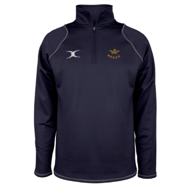 Oxford University Referees Adult’s Dark Navy Quest Mens 1/4 Zip Fleece XS
