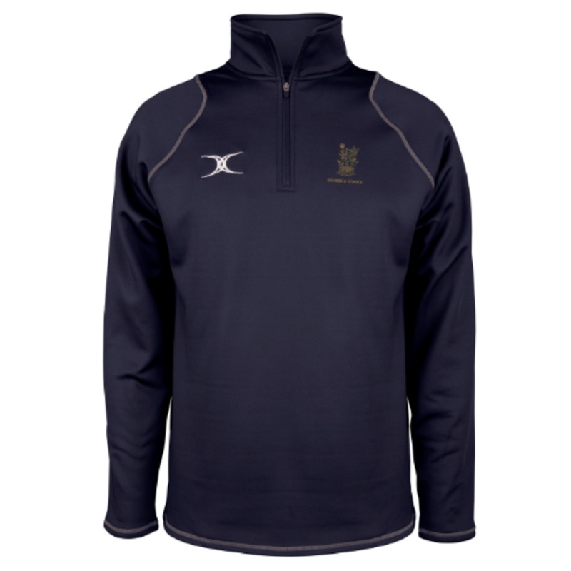 Sedbergh School Adult’s Dark Navy Quest Mens 1/4 Zip Fleece XS