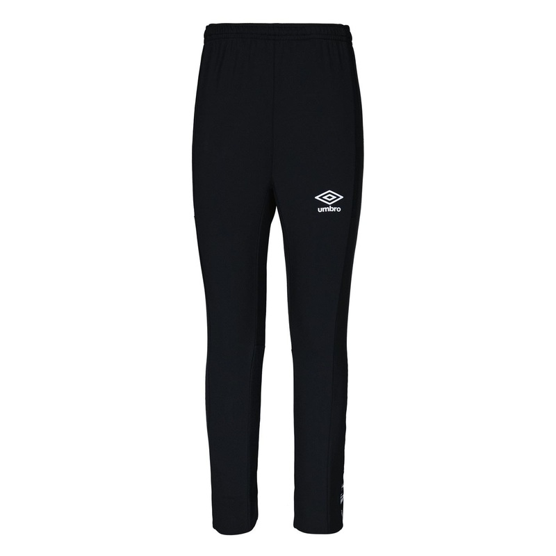 Umbro Pro Training Logo Woven Running Pants YS Black/Gray Dawn