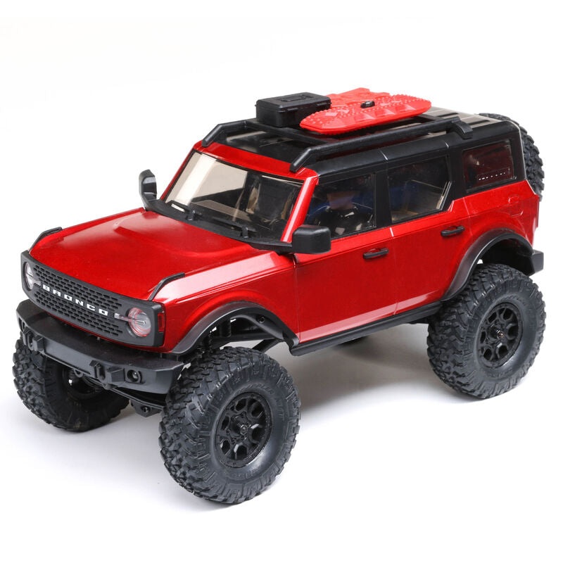 Axial AXI00006T1 2021 Ford Bronco SCX24 Red 1/24 RC Truck RTR