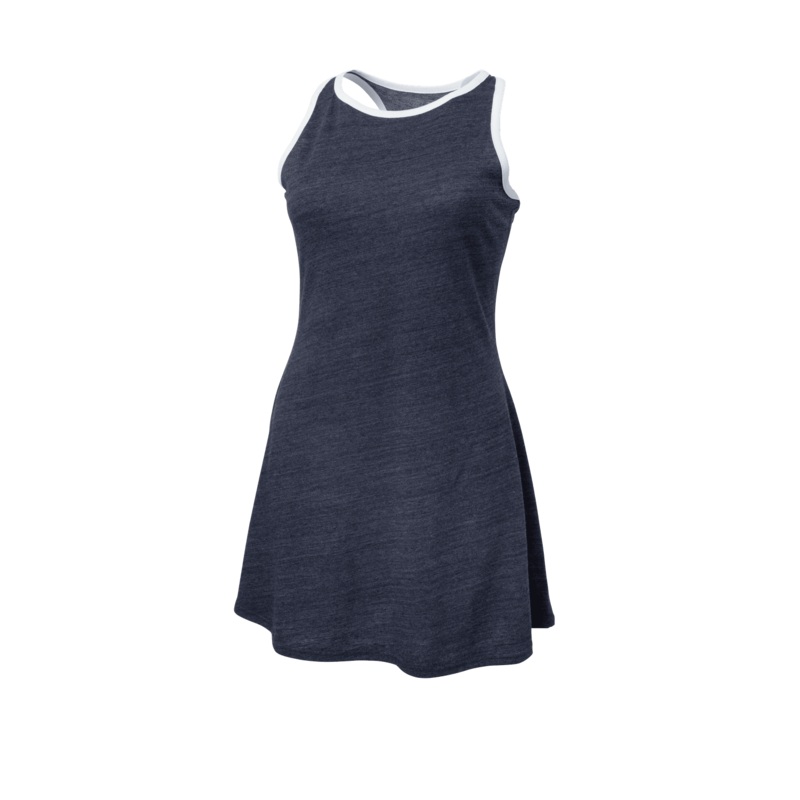 Boxercraft Girls’ Ringer Dress Navy Heather S