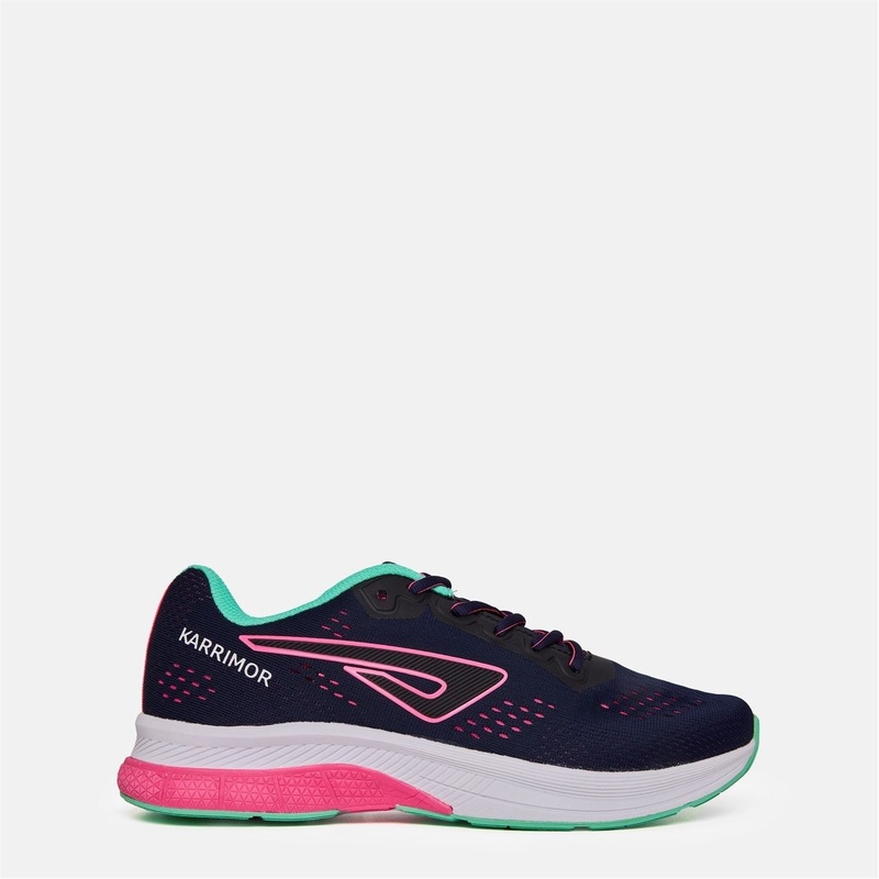 Karrimor Tempo Running Trainers Ladies 5 (38) Navy/Pink