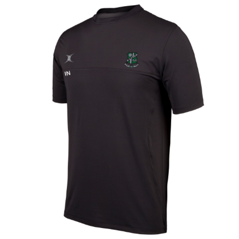 Wharfedale RUFC Adult’s Black Pro Tee Initialed 2XS