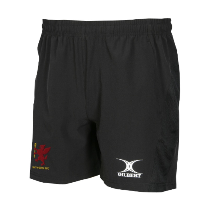 Wyvern RFC Senior’s Black Leisure Short 2 Extra Small