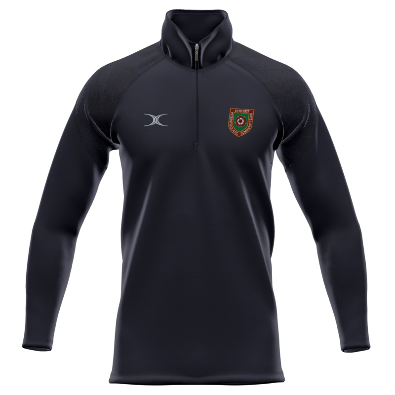 Petersfield RFC Senior’s Black GTS 1/4 Zip Fleece Extra Small