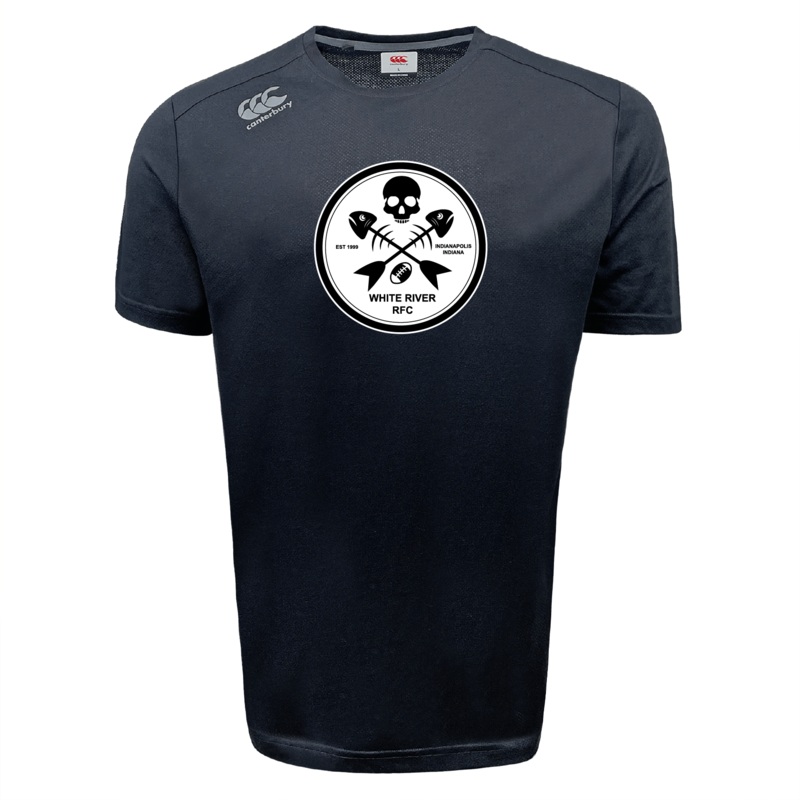 White River RFC Tempo Vapodri T-Shirt by Canterbury XS Black