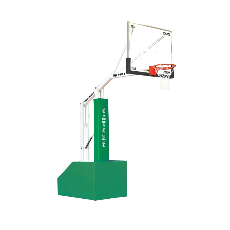 Bison T-REX Recreational Portable Outdoor Basketball System Cardinal