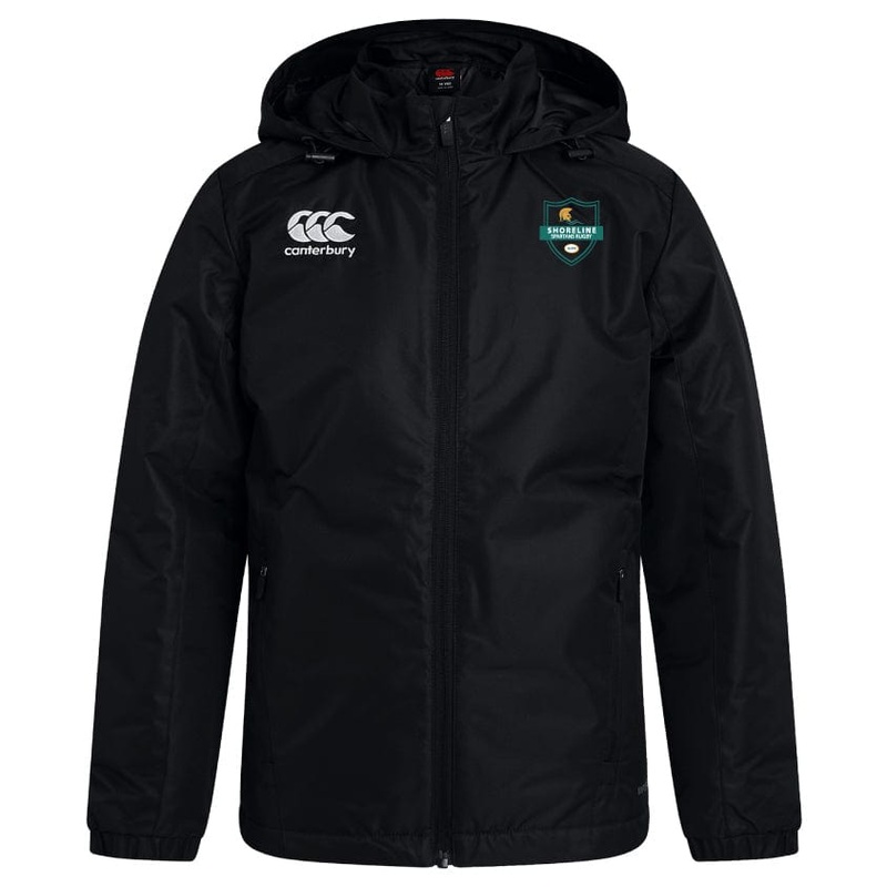 Shoreline Spartans Club Vaposhield Stadium Jacket by Canterbury S Black