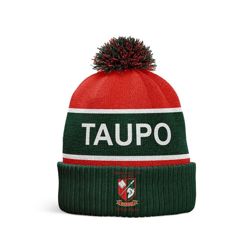 Taupo Nui-a-Tia College – Custom Pom Pom Beanie