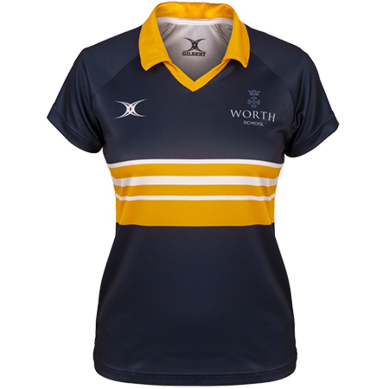 Worth School Child’s Blue / Gold Worth Ladies Shirt 9 to 10 Yrs