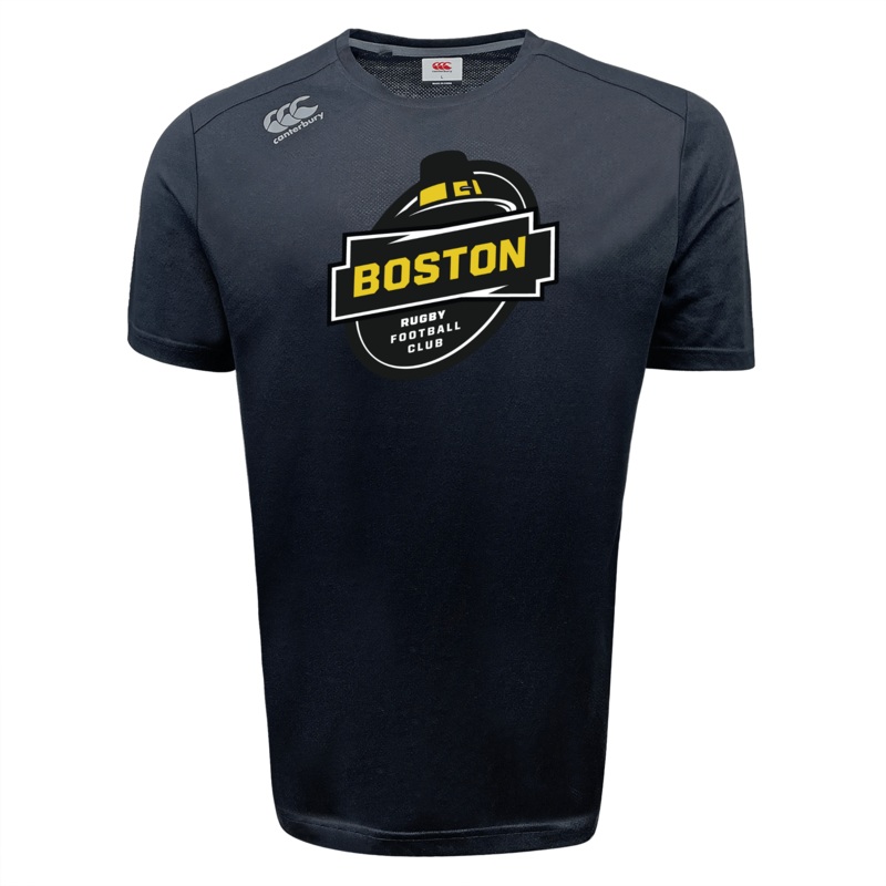 Boston RFC Tempo Vapodri T-Shirt by Canterbury XS Black