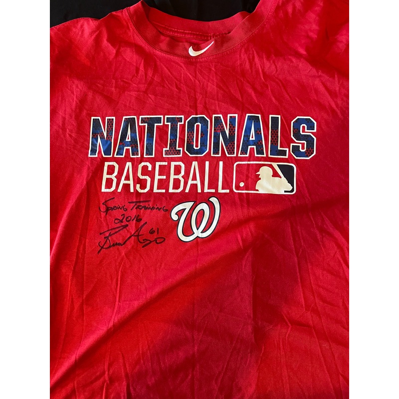 Bronson Arroyo Autographed Authentic T-Shirt – Player’s Closet Project