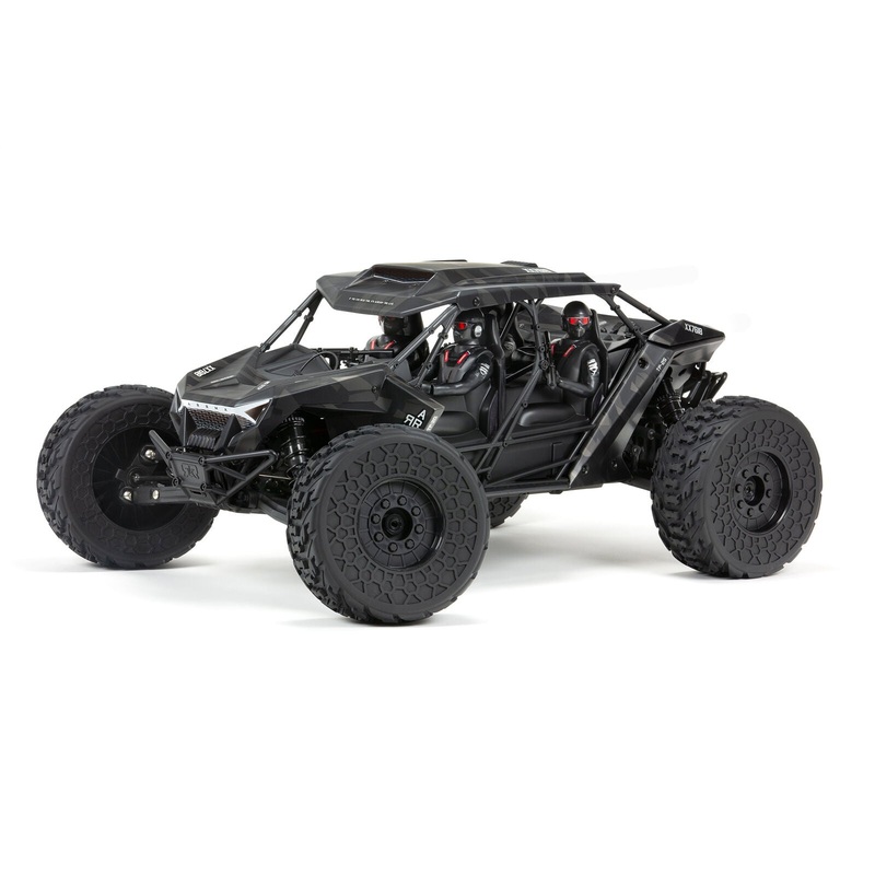 Arrma ARA7618T1 Fireteam 6S 4WD BLX 1/7 RC Truck Black